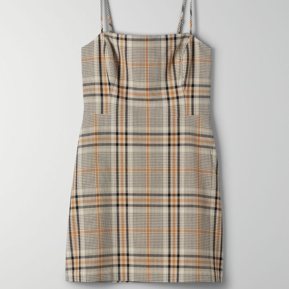 Aritzia Wilfred Classic Smocked mini dress - 4